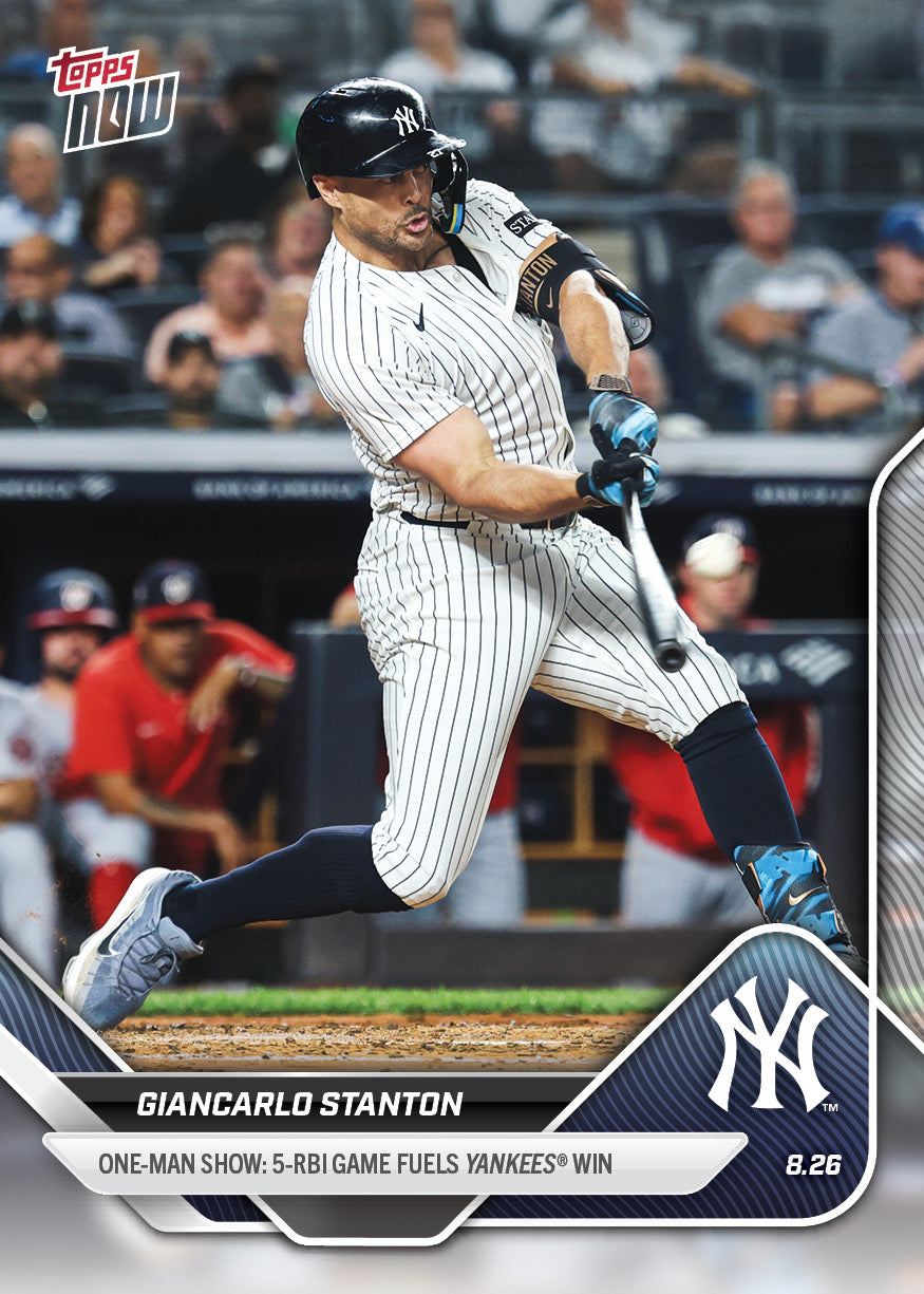 Giancarlo Stanton - 2025 MLB Topps NOW® - Card 613 - PR: 611