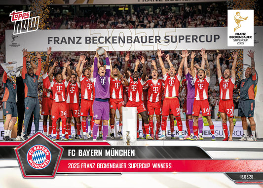 FC Bayern München - 2025-26 Bundesliga Topps NOW® Card 1 - PR: 704