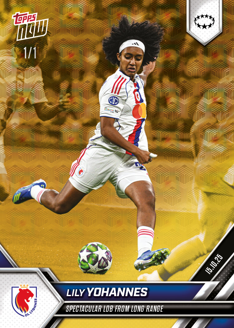 Lily Yohannes - 2025-26 UWCL Topps NOW® - Card 4 - PR: 365