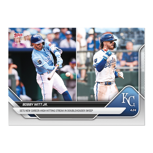 Bobby Witt Jr. - 2025 MLB Topps NOW® - Card 105 - PR: 1656