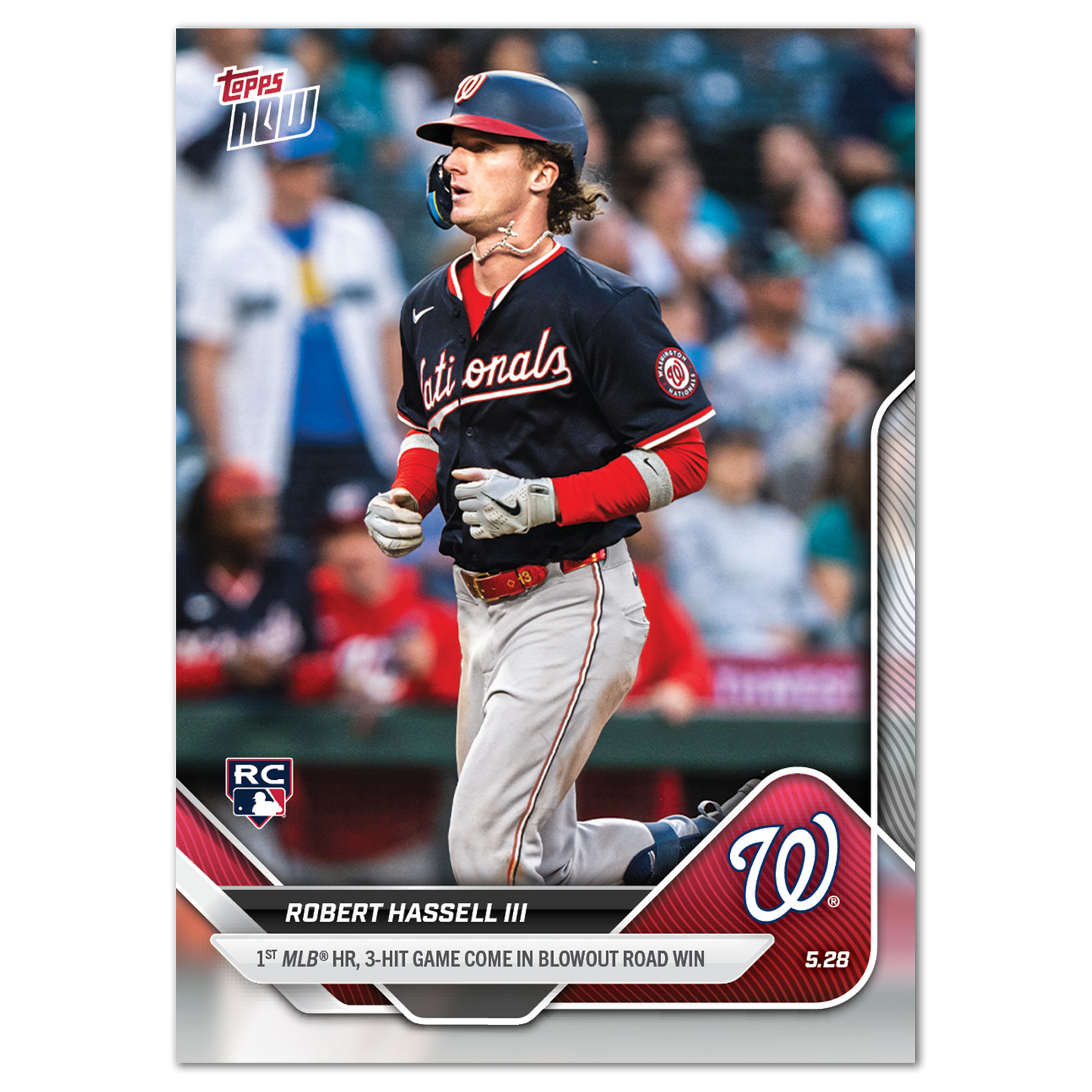 Robert Hassell III - 2025 MLB Topps NOW® - Card 229 - PR: 912