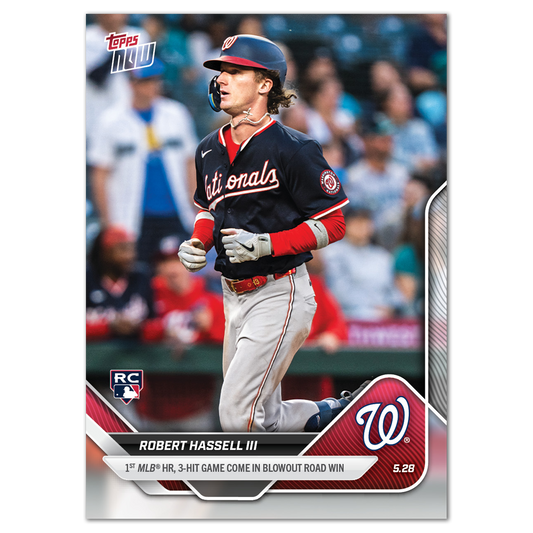 Robert Hassell III - 2025 MLB Topps NOW® - Card 229 - PR: 912