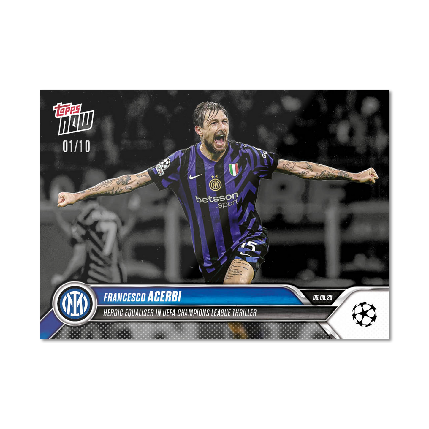 Francesco Acerbi - 2024-25 UCL Topps NOW® - Card 152