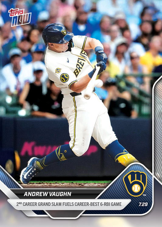Andrew Vaughn - 2025 MLB Topps NOW® - Card 485 - PR: 559
