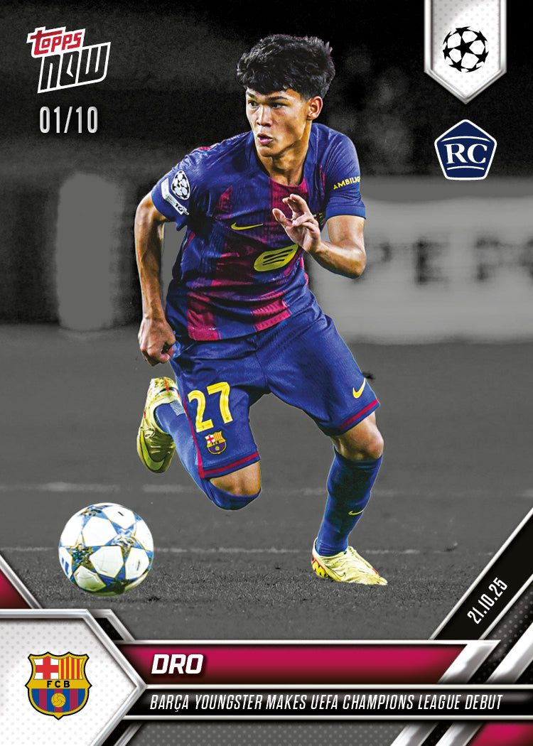 Dro - 2025-26 UCL Topps NOW® - Card 31 - PR: 2889