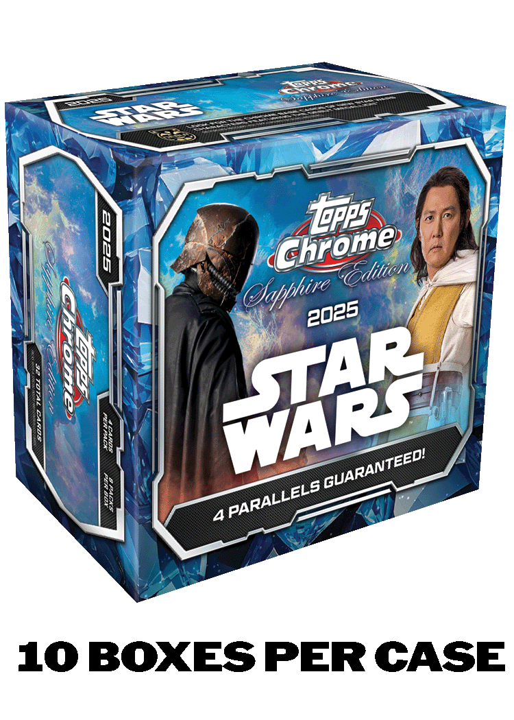 2025 Topps Chrome® Sapphire Star Wars - Hobby Box - Sealed Case