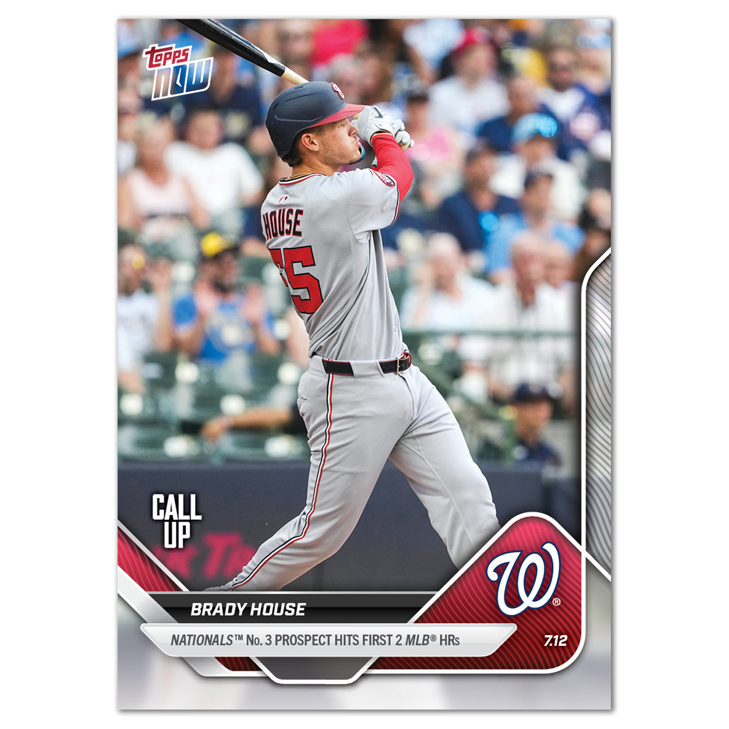 Brady House - 2025 MLB Topps NOW® - Card 420 - PR: 1116