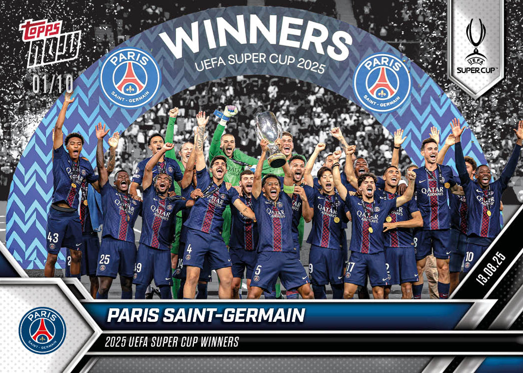 Paris Saint-Germain - 2025-26 UCL Topps NOW® Card 1 - PR: 773