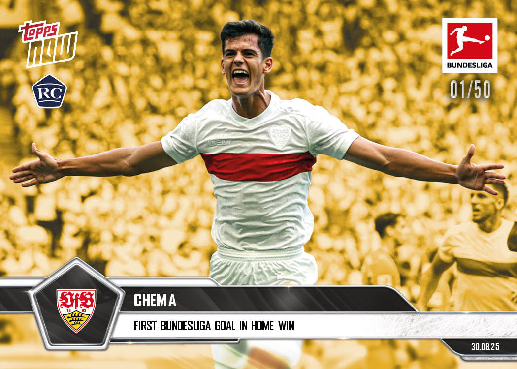 Chema Andrés - 2025-26 Bundesliga Topps NOW® - Card 12 - PR: 535