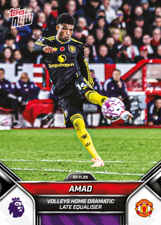 Amad - 2025-26 Premier League Topps NOW® - Card 48