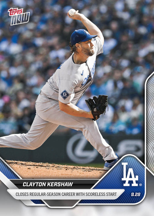 Clayton Kershaw - 2025 MLB Topps NOW® - Card 791 - PR: 5431