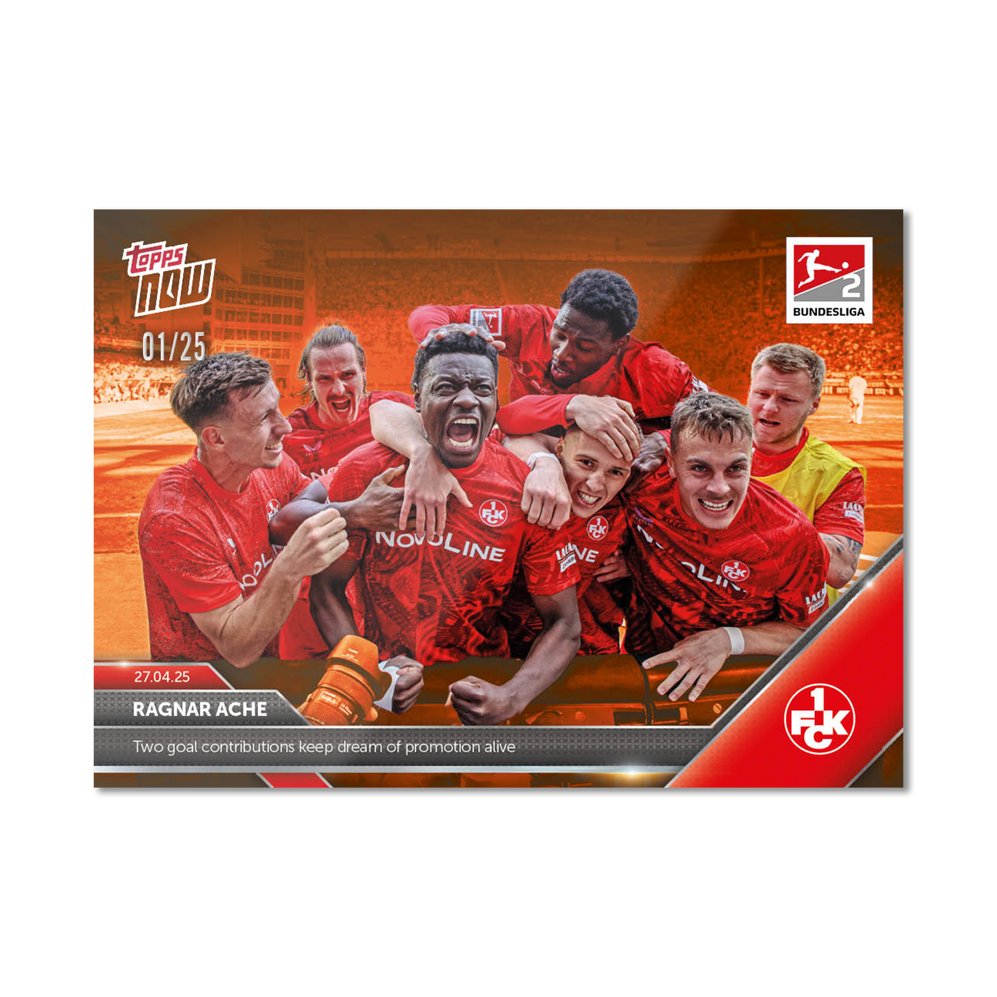 Ragnar Ache - 2024-25 Bundesliga Topps NOW® Card 173 - PR: 141