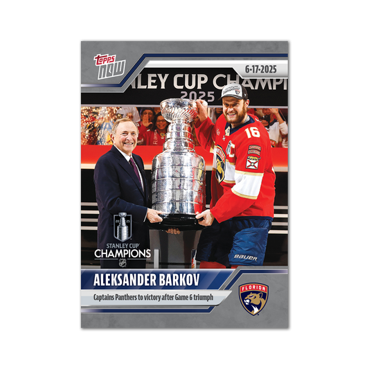 Aleksander Barkov - 2024-25 NHL Topps NOW® - Sticker # 209 Pack - PR: 660