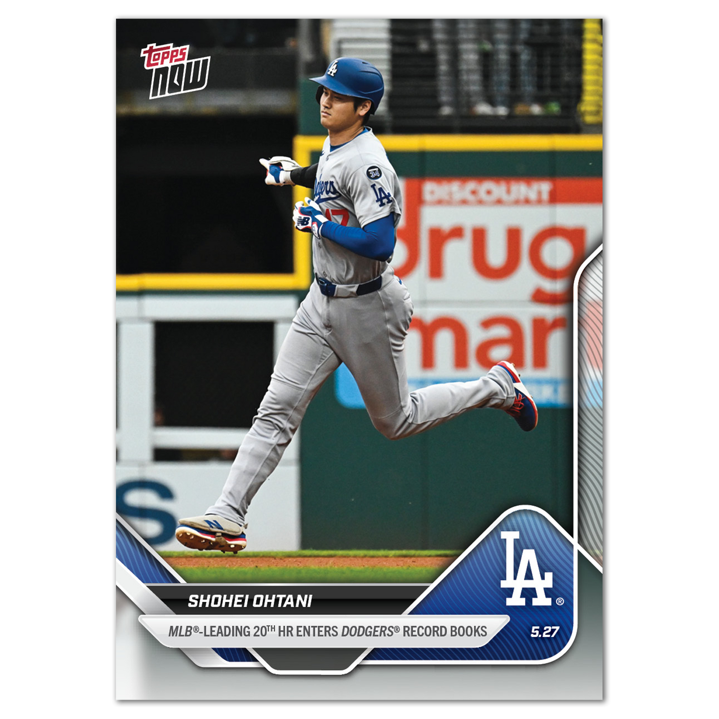 Shohei Ohtani - 2025 MLB Topps NOW® - Card 221 - PR: 5843