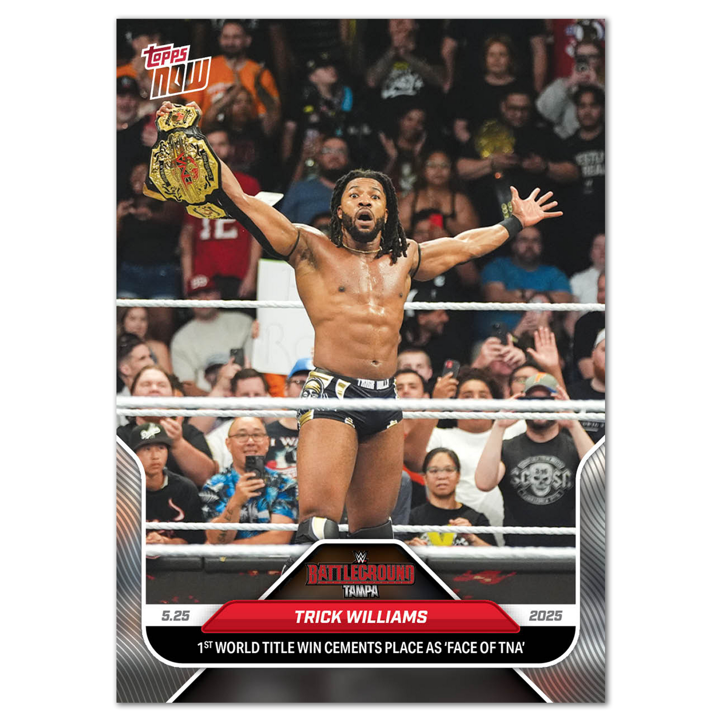 Trick Williams - 2025 WWE Topps NOW® - Card 56 - LOOK FOR AUTOS - PR: 1160