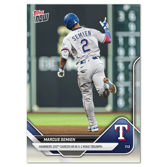Marcus Semien - 2025 MLB Topps NOW® - Card 423 - PR: 408