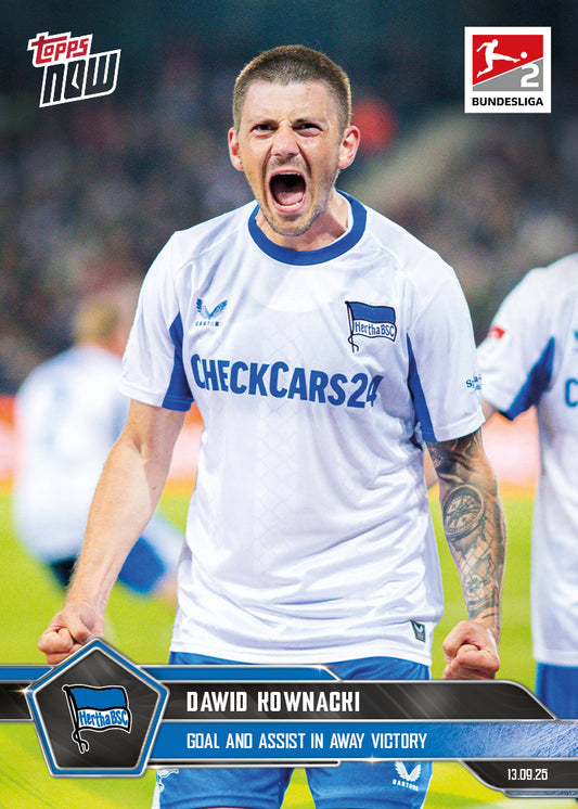 Dawid Kownacki - 2025-26 Bundesliga Topps NOW® - Card 21 - PR: 280