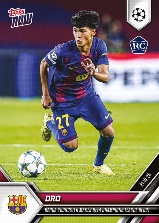 Dro - 2025-26 UCL Topps NOW® - Card 31 - PR: 2889