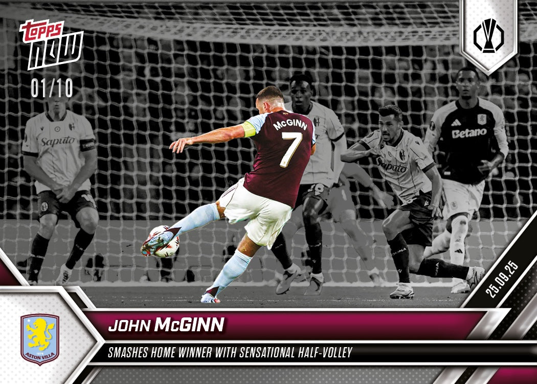 John McGinn - 2025-26 UEL Topps NOW® Card 2 - PR: 171