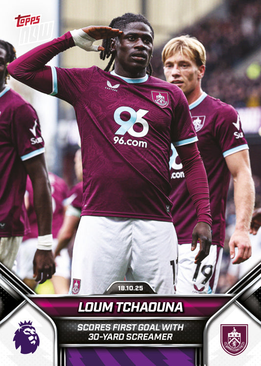 Loum Tchaouna - 2025-26 Premier League Topps NOW® - Card 38 - PR: 214