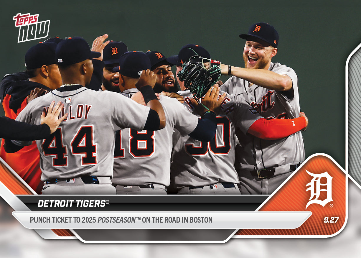 Detroit Tigers - 2025 MLB Topps NOW® - Card 783 - PR: 743