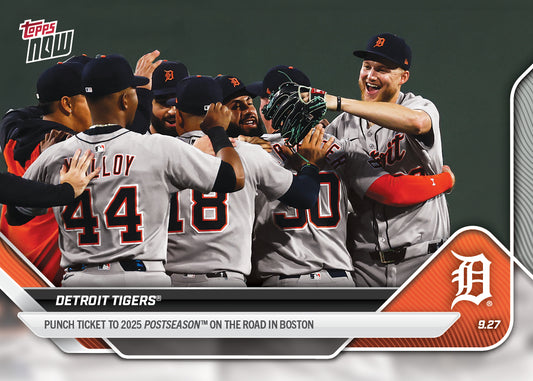 Detroit Tigers - 2025 MLB Topps NOW® - Card 783 - PR: 743