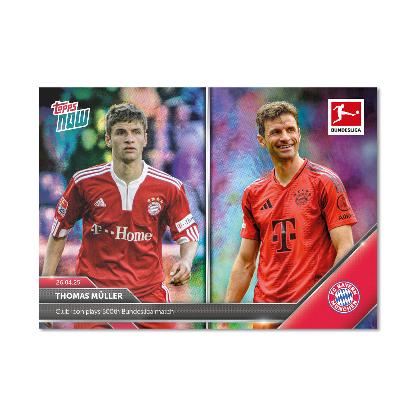 Thomas Müller - 2024-25 Bundesliga Topps NOW® Card 176 - LOOK FOR AUTO-RELIC - PR: 7754