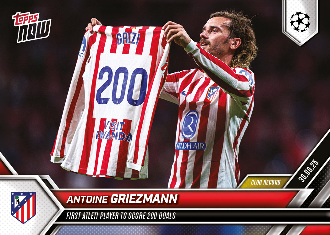 Antoine Griezmann - 2025-26 UCL Topps NOW® - Card 25 - PR: 1683