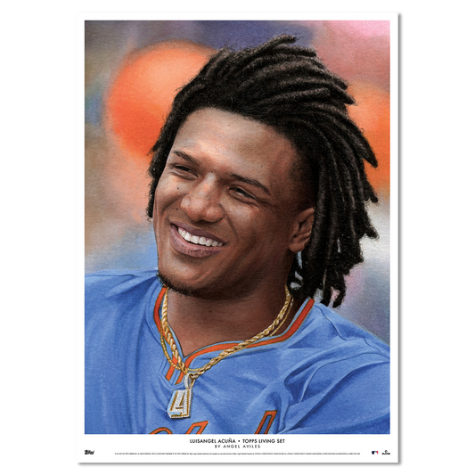 Topps Living Set Fine Art Print #843 - Luisangel Acuña