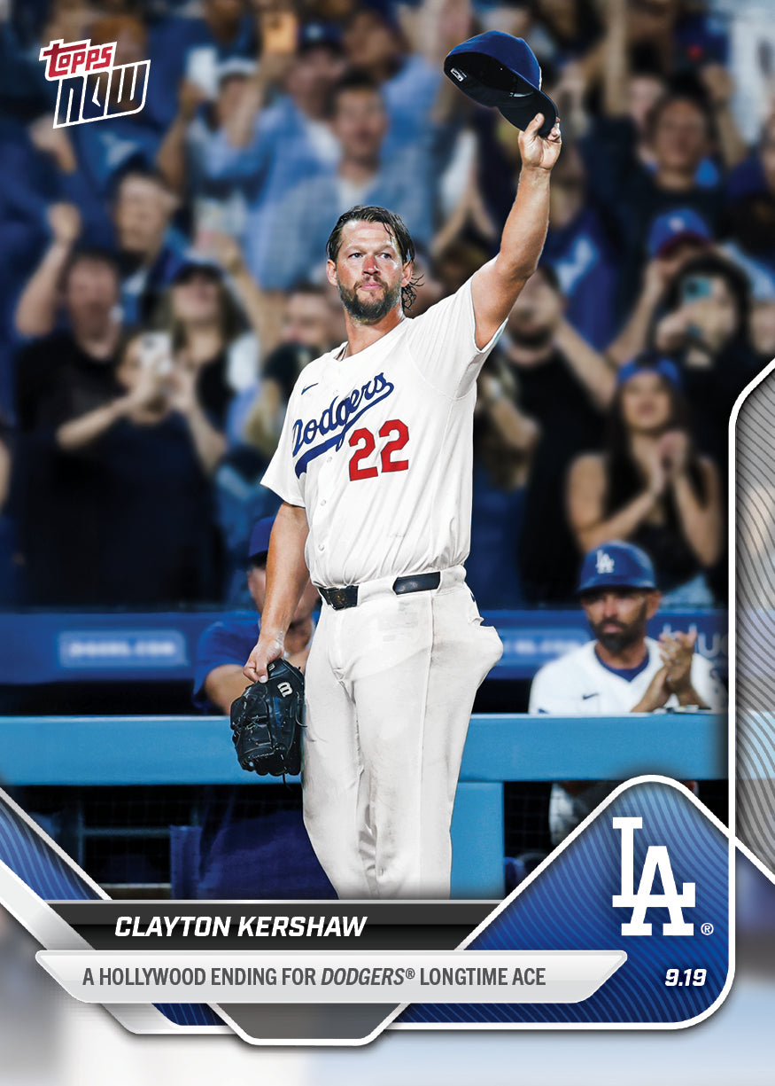Clayton Kershaw - 2025 MLB Topps NOW® - Card 734 - LOOK FOR AUTOS - PR: 31753
