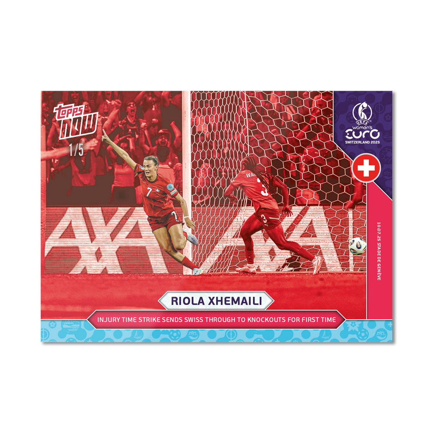 Riola Xhemaili - UEFA Women’s EURO 2025™ Topps NOW®  - Card 14 - PR: 101
