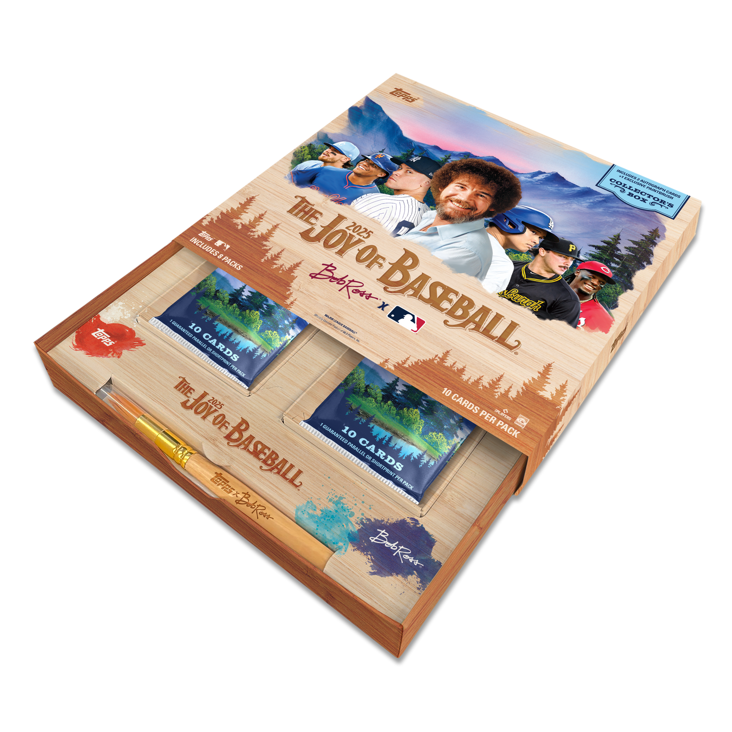 2025 Topps x Bob Ross: The Joy of Baseball - Collectors Box