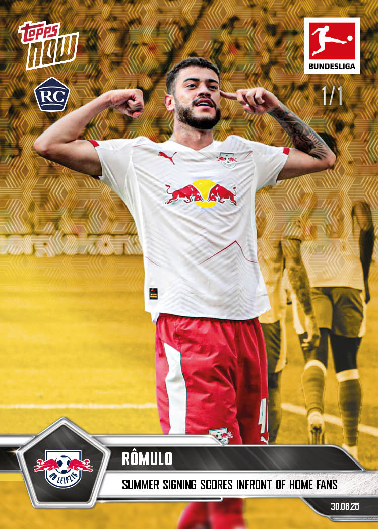 Romulo - 2025-26 Bundesliga Topps NOW® - Card 14 - PR: 285