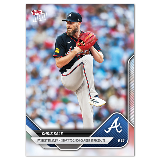 Chris Sale - 2025 MLB Topps NOW® - Card 233 - LOOK FOR AUTOS - PR: 2371