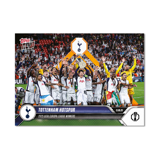 Tottenham Hotspur - 2024-25 UEL Topps NOW® Card 34 - LOOK FOR RELIC - PR: 6343