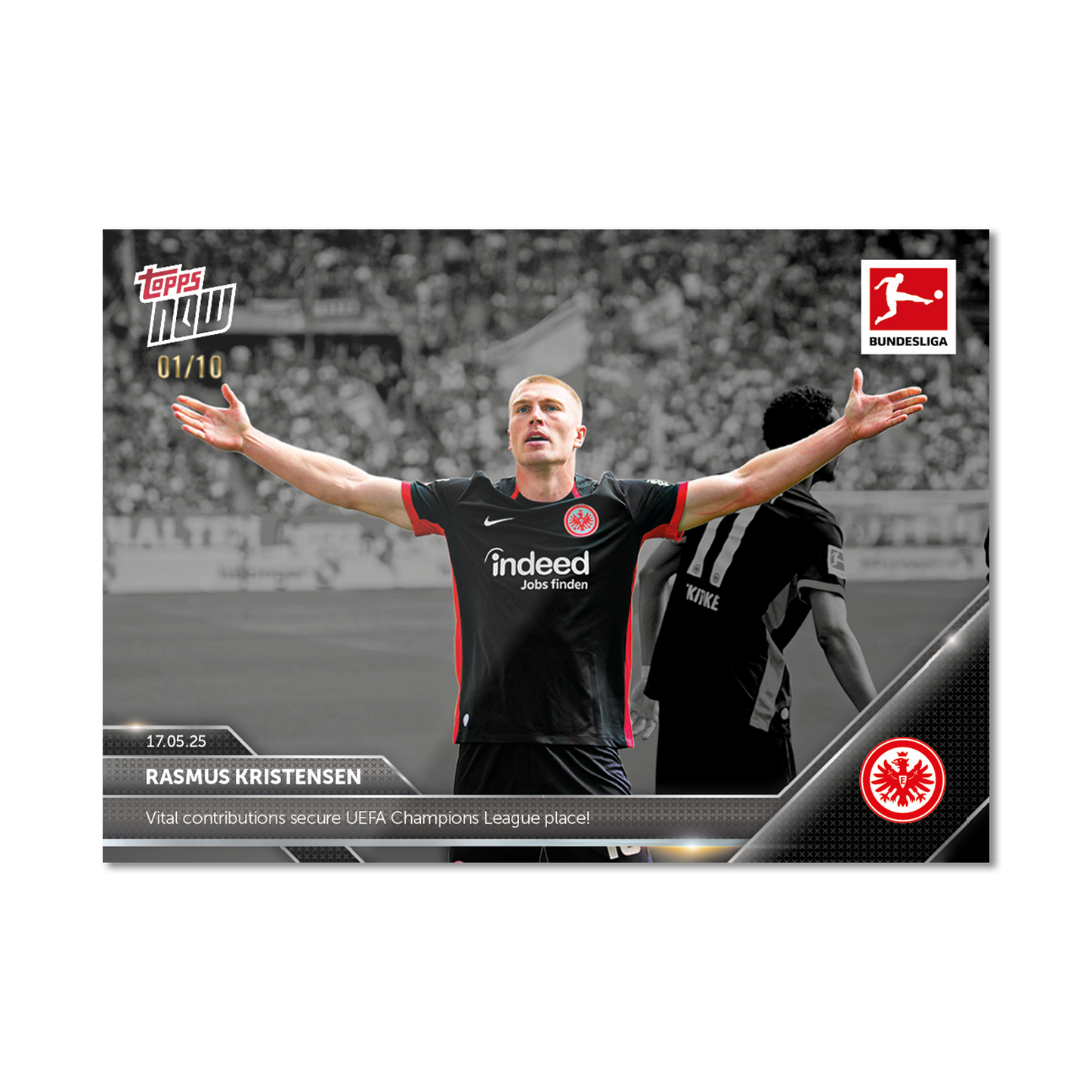 Rasmus Kristensen - 2024-25 Bundesliga Topps NOW® - Card 190 - PR: 226