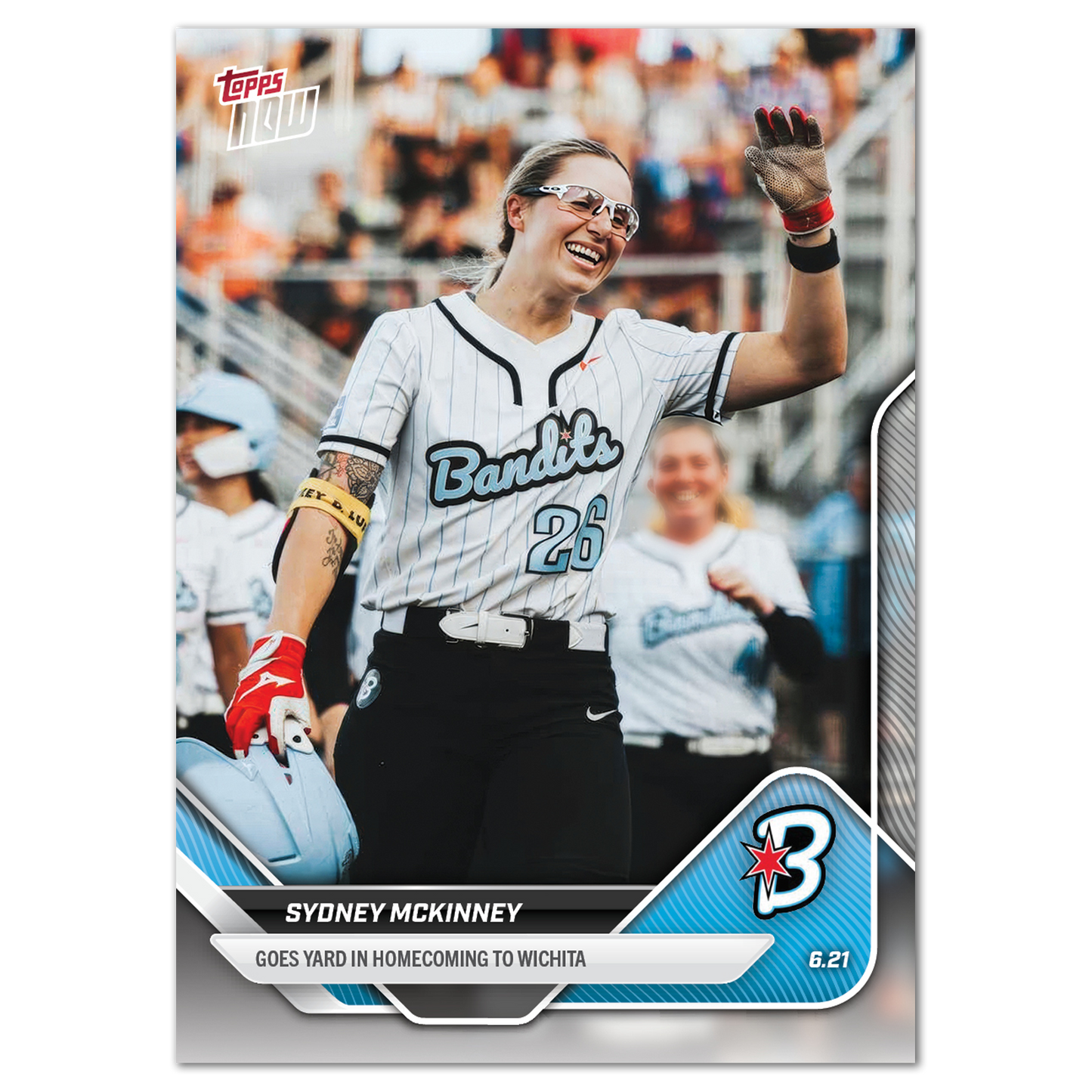 Sydney McKinney - 2025 AUSL Topps NOW® - Card 11 - LOOK FOR AUTOS - PR: 722