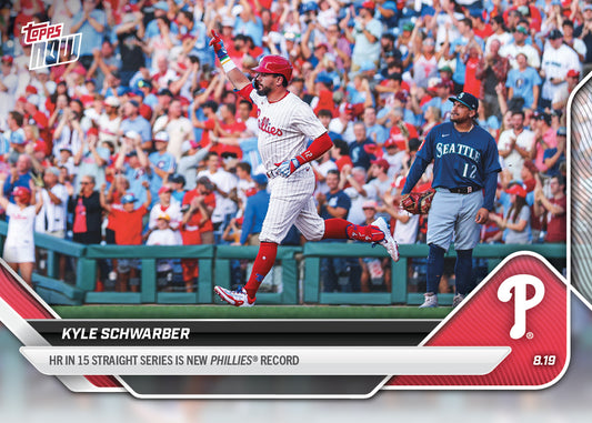 Kyle Schwarber - 2025 MLB Topps NOW® - Card 580 - PR: 1272