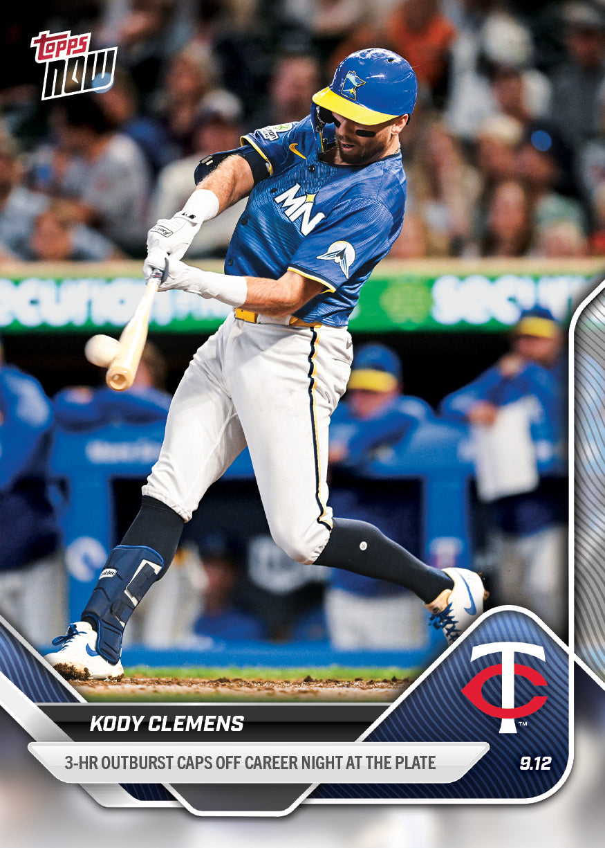 Kody Clemens - 2025 MLB Topps NOW® - Card 699 - PR: 582