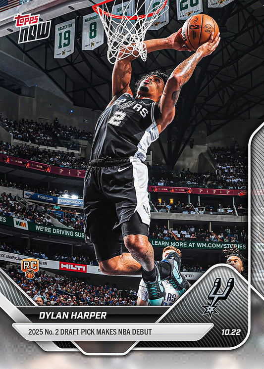 Dylan Harper - 2025-26 NBA Topps NOW® - Card 7 - PR: 6491