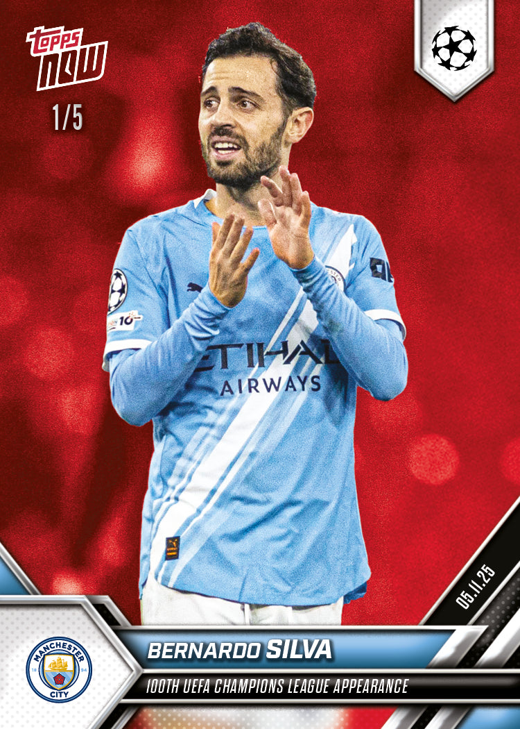 Bernardo Silva - 2025-26 UCL Topps NOW® - Card 49