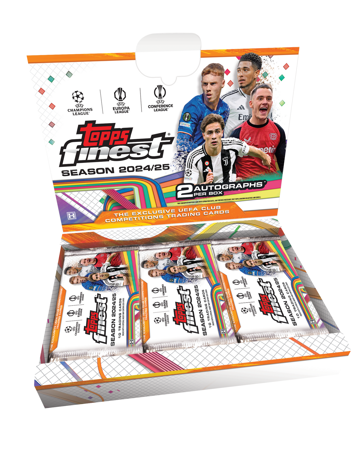 2024/25 Topps Finest UEFA Club Competitions - Hobby Box