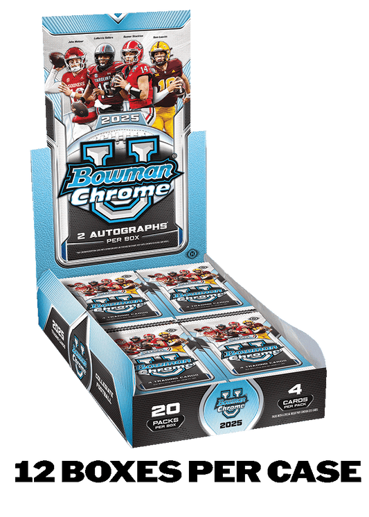 2025 Bowman University Chrome® Football - Hobby Box - Sealed Case
