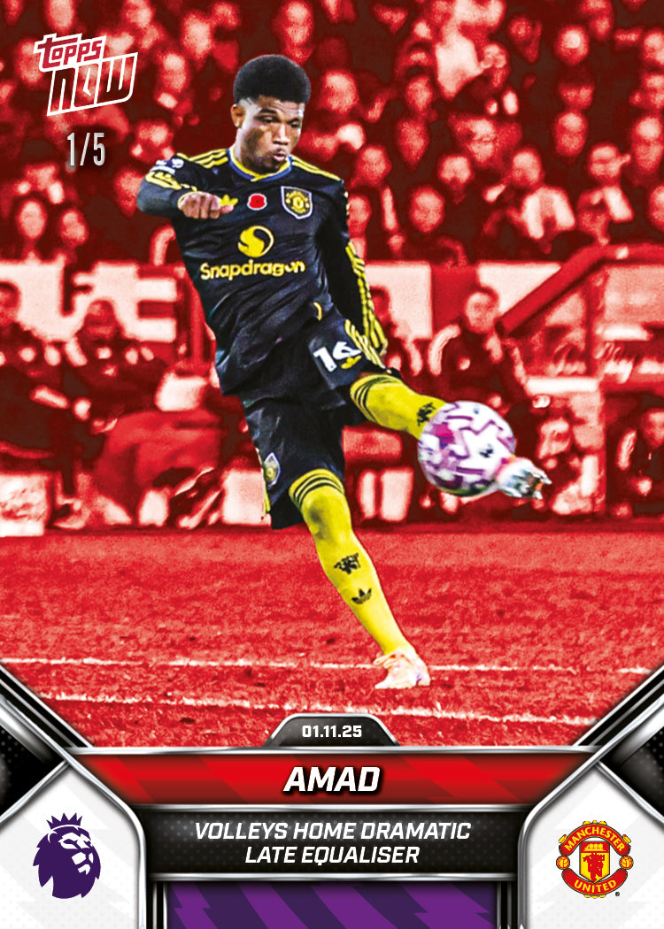 Amad - 2025-26 Premier League Topps NOW® - Card 48