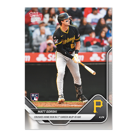 Matt Gorski - 2025 MLB Topps NOW® - Card 103 - PR: 932