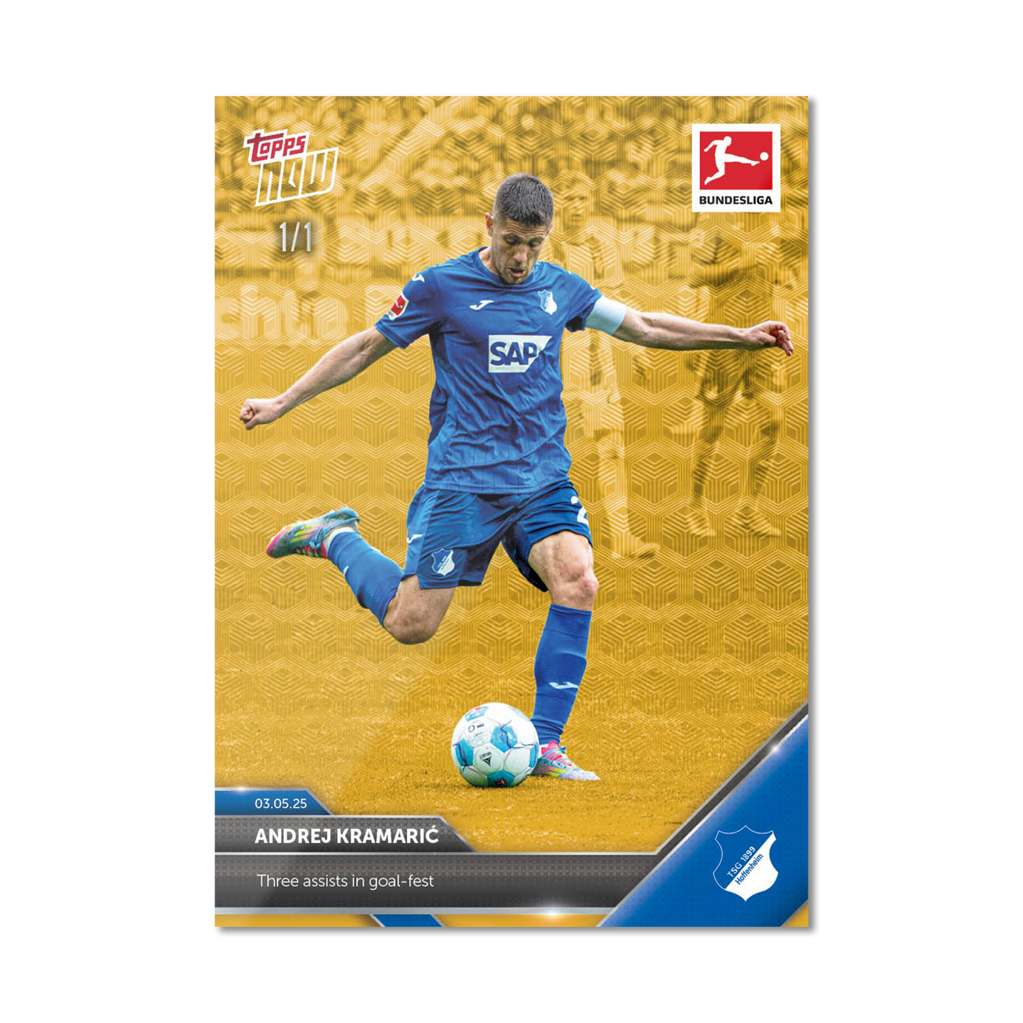 Andrej Kramarić - 2024-25 Bundesliga Topps NOW® - Card 178 - PR: 29
