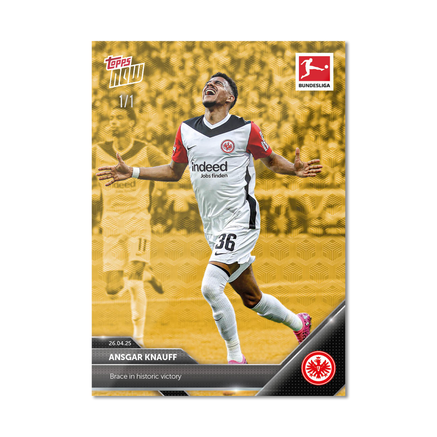 Ansgar Knauff - 2024-25 Bundesliga Topps NOW® Card 175 - PR: 217