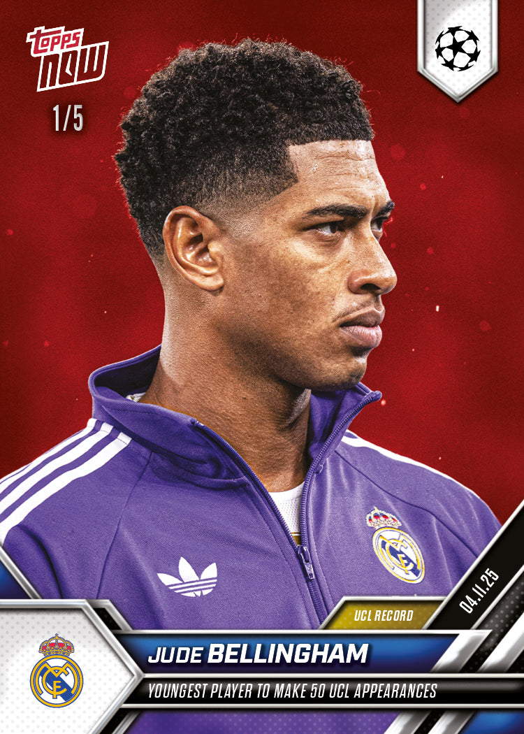 Jude Bellingham - 2025-26 UCL Topps NOW® - Card 43