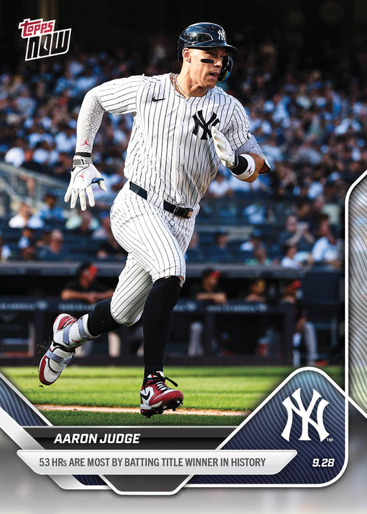 Aaron Judge - 2025 MLB Topps NOW® - Card 796 - PR: 3460