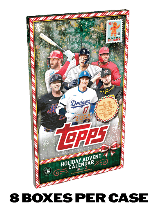 2025 Topps Holiday Baseball - Advent Calendar - Sealed Case